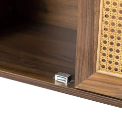 Hulala Home Lawa Solid And Manufactured 2-Door Accent Cabinet -The Novogratz Shop 6179830 ALT3