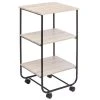 MDesign 3-Tier Rolling Household Storage Cart With 4 Caster Wheels -The Novogratz Shop 6192759