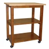 International Concepts 2-Shelf Microwave Cart 2 International Concepts 2-Shelf Microwave Cart -The Novogratz Shop 814823 Cinnamon