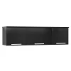 Prepac Coal Harbor Wall-Mounted Hutch 2 Prepac Coal Harbor Wall-Mounted Hutch -The Novogratz Shop 894870 Black